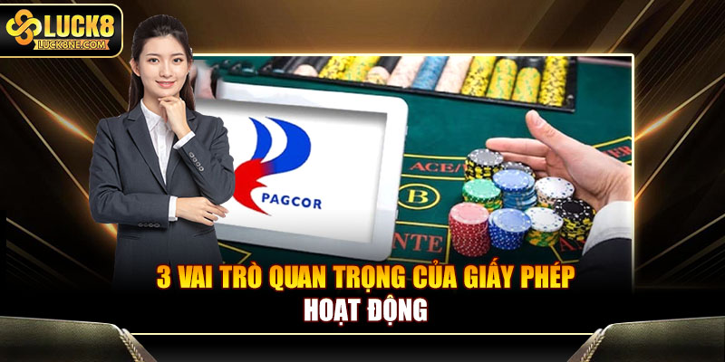 3 vai trò quan trọng của giấy phép hoạt động