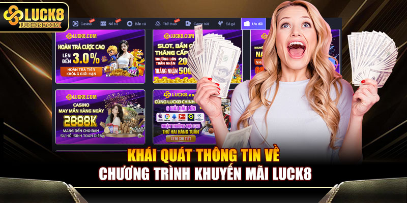 Khái quát thông tin về chương trình khuyến mãi Luck8
